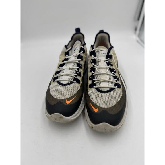 Size 12 - Nike Air Max Axis White Obsidian Orange - Picture 1 of 9
